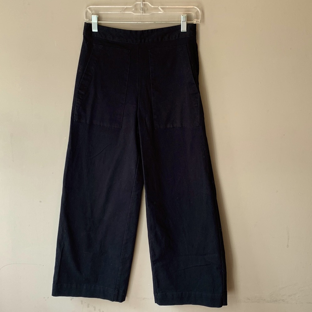 Wide Leg High Waisted Chinos